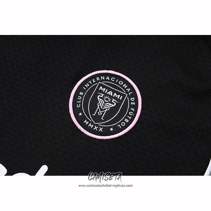 Chandal del Inter Miami 2025-2026 Manga Corta Negro - Pantalon Corto
